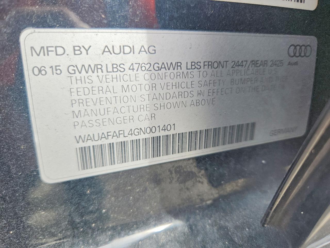 2016 Audi A4 Premium S-Line - zdjęcie 12