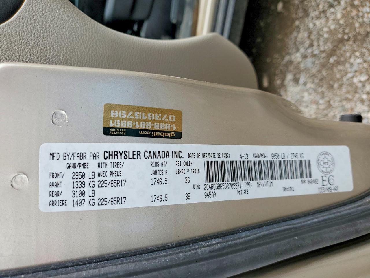 2013 Dodge Grand Caravan Se - zdjęcie 13