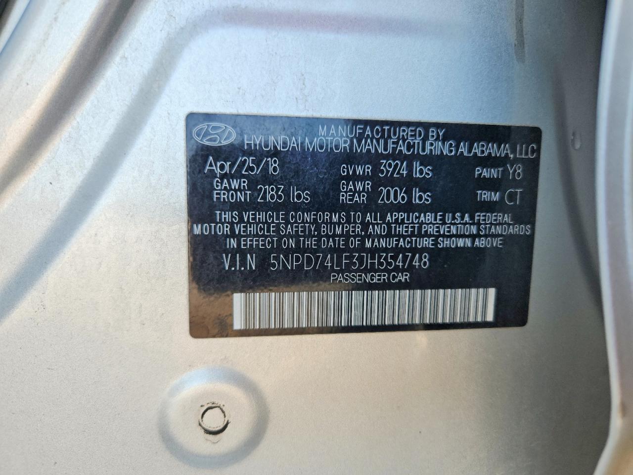 2018 Hyundai Elantra Se - zdjęcie 13