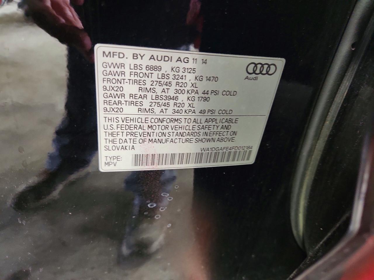 2015 Audi Q7 Prestige - zdjęcie 13