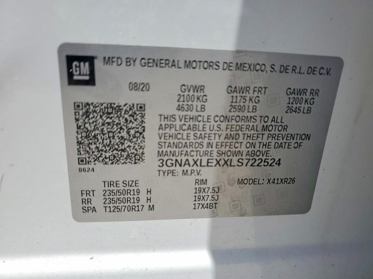 2020 Chevrolet Equinox Lt - zdjęcie 12
