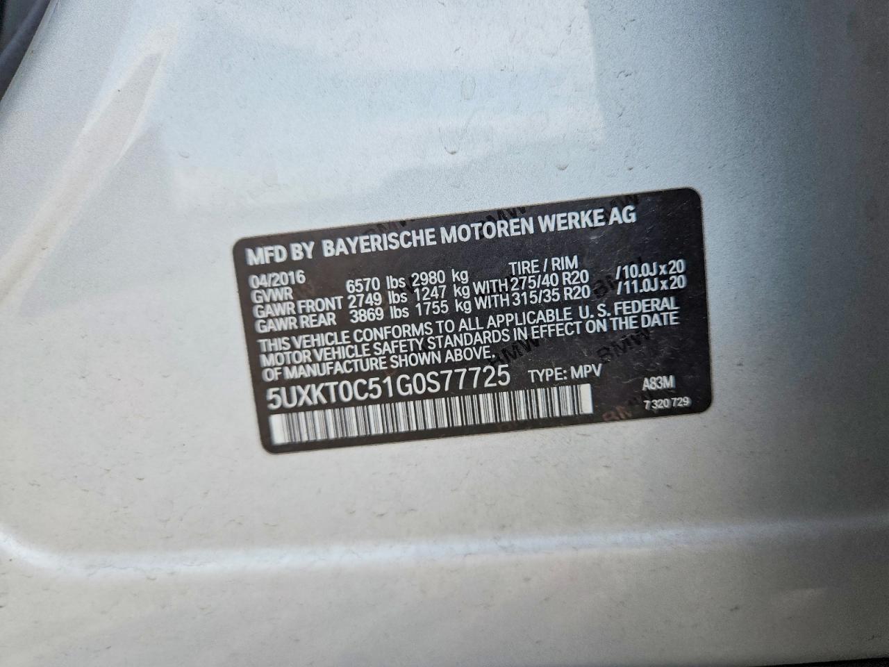 2016 BMW X5 Xdr40E - zdjęcie 12