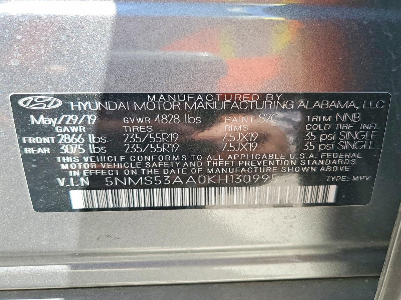 2019 Hyundai Santa Fe Limited 2.0T - zdjęcie 13
