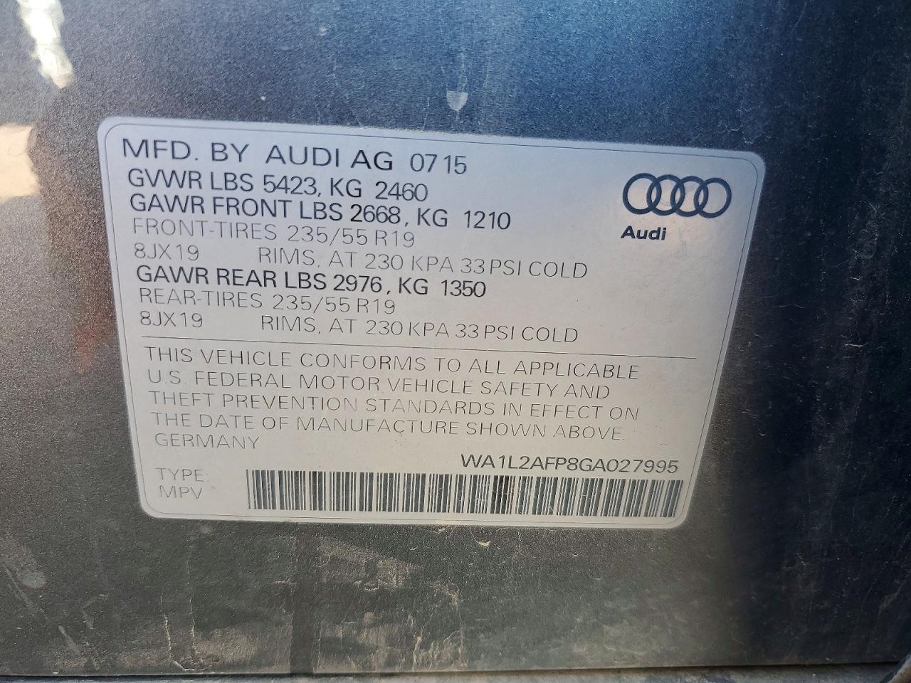 2016 Audi Q5 Premium Plus - zdjęcie 13