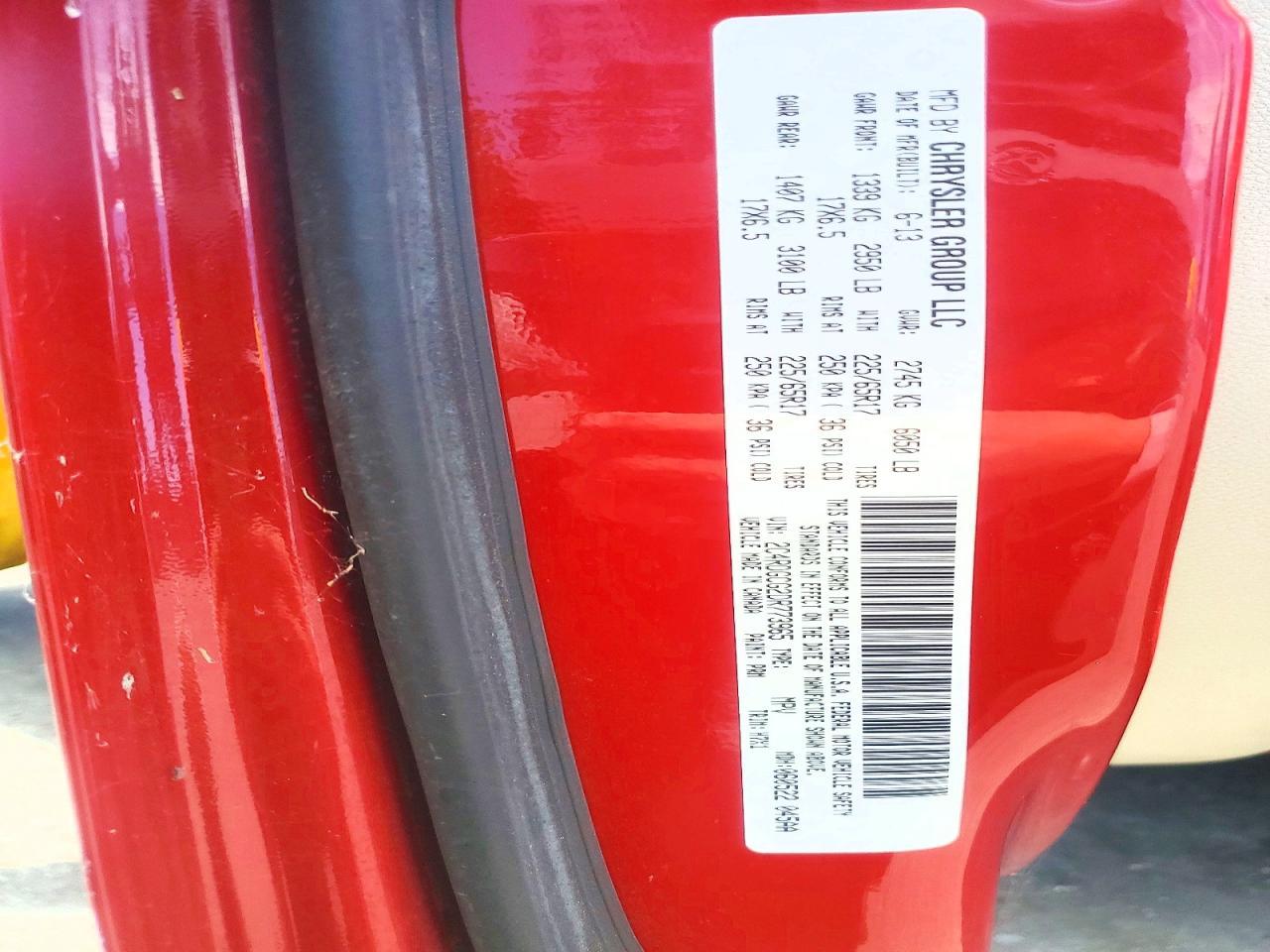 2013 Dodge Grand Caravan Sxt - zdjęcie 13