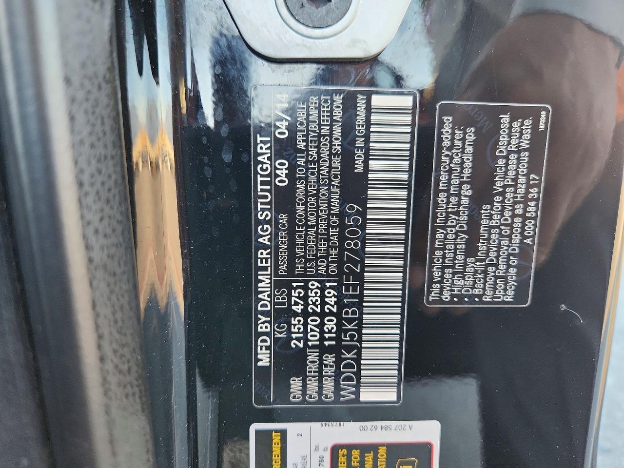 2014 Mercedes-Benz E 350 - zdjęcie 12