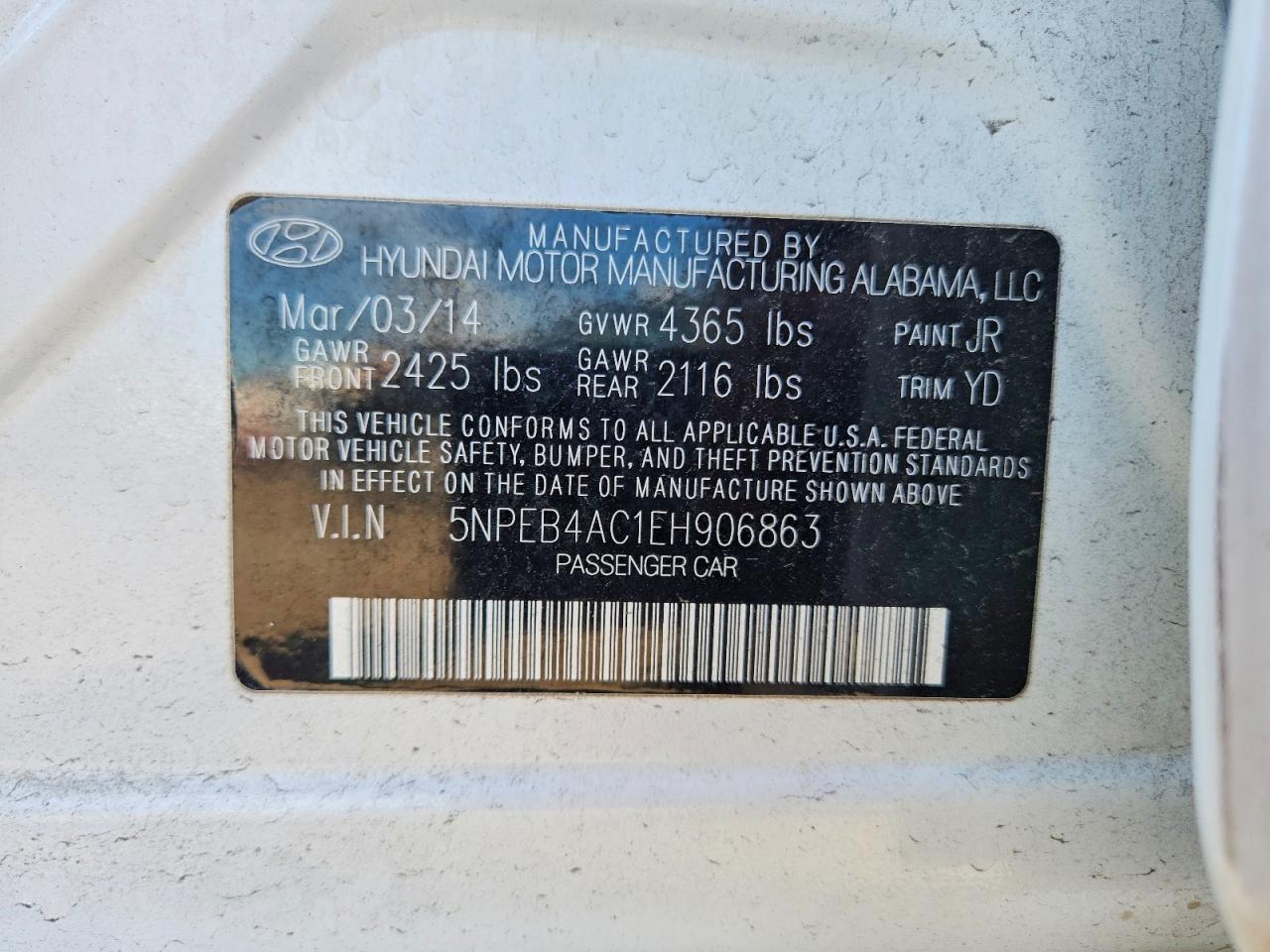 2014 Hyundai Sonata Gls - zdjęcie 12