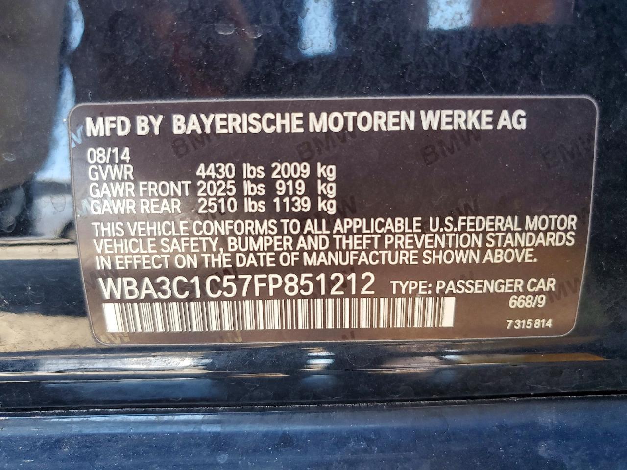 2015 BMW 328 I Sulev - zdjęcie 12