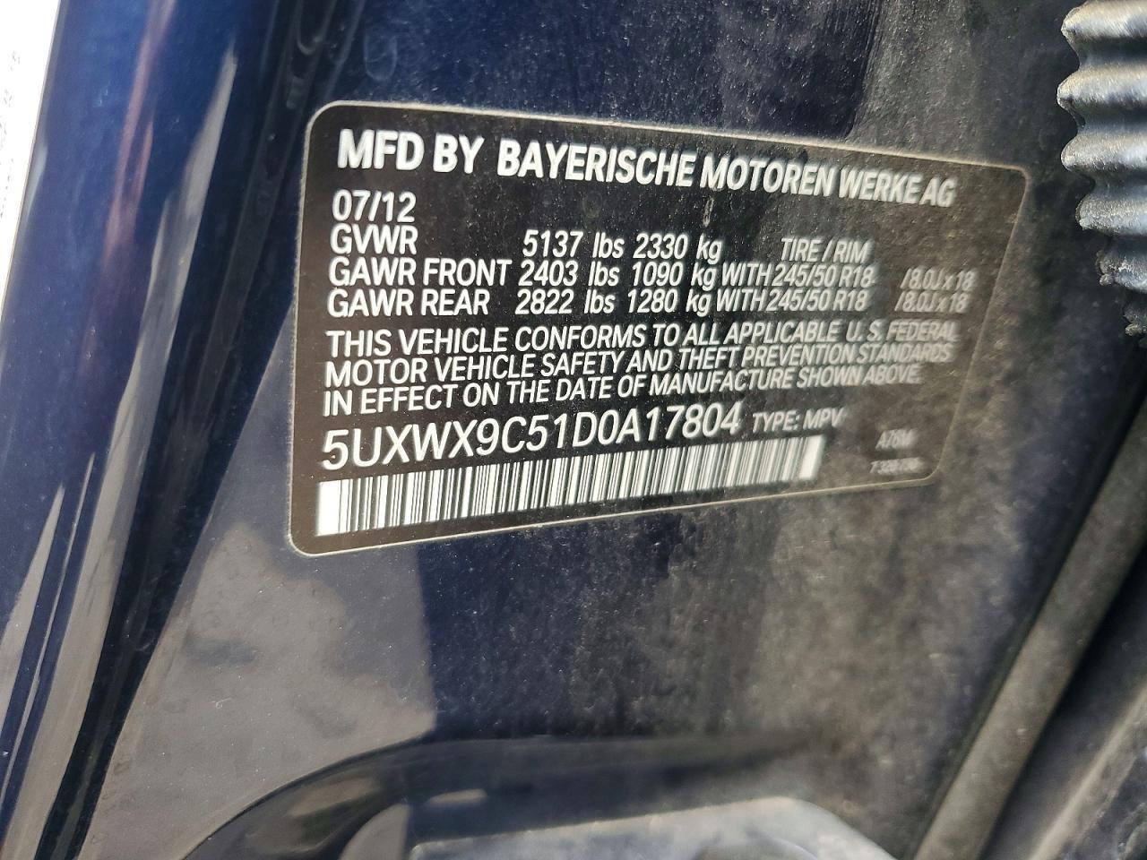 2013 BMW X3 xDrive28I - zdjęcie 13