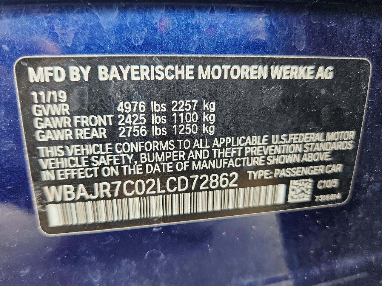 2020 BMW Seria 5 530i - zdjęcie 13