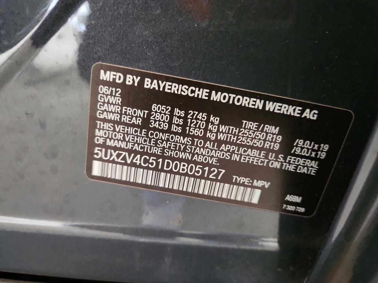 2013 BMW X5 xDrive35I - zdjęcie 12