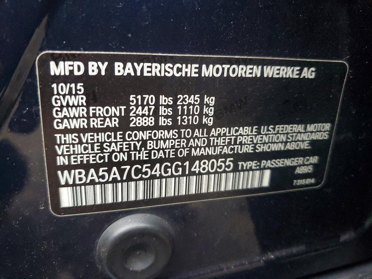 2016 BMW Seria 5 528i - zdjęcie 12