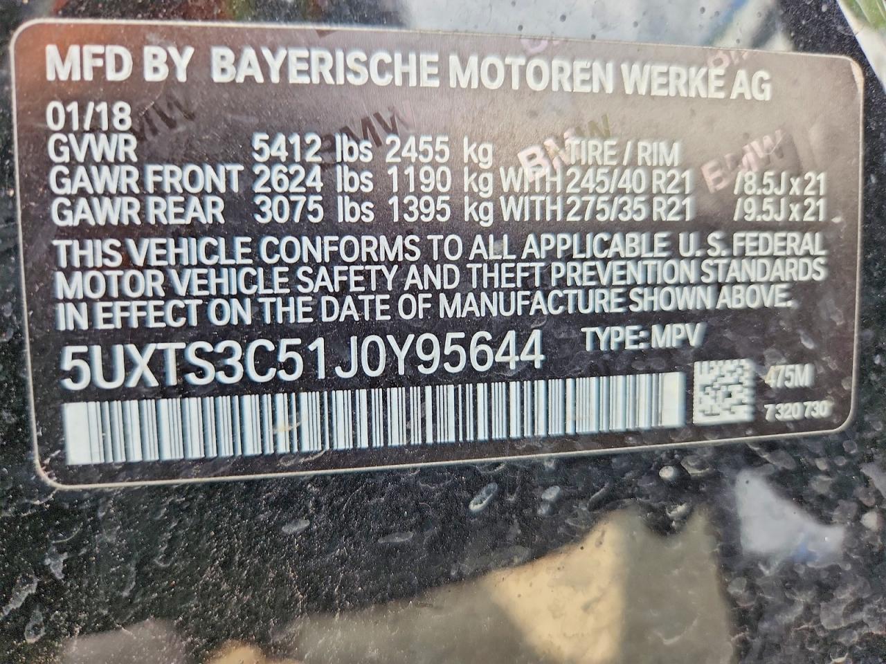 2018 BMW X3 xDrivem40I - zdjęcie 13