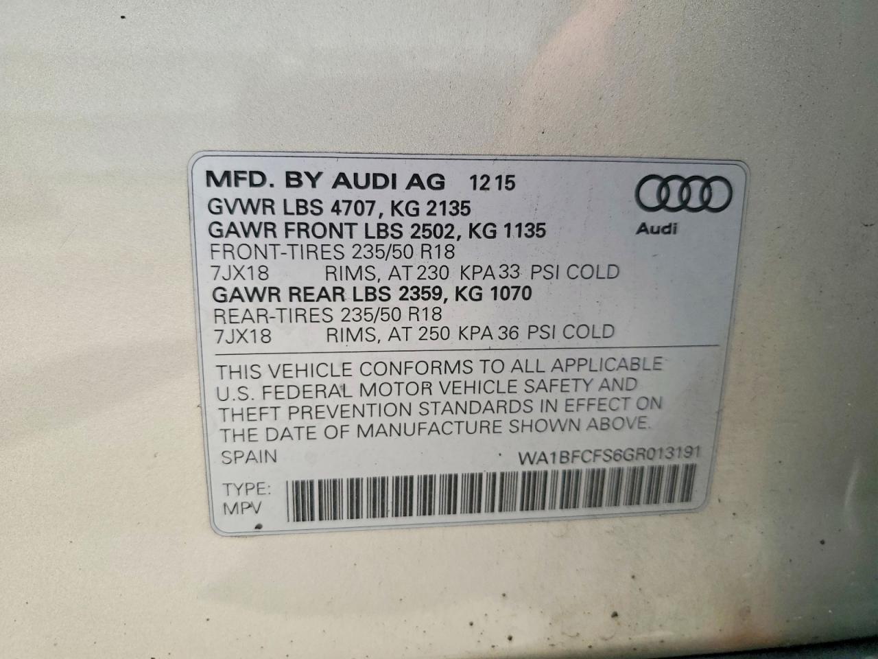 2016 Audi Q3 Premium Plus - zdjęcie 13