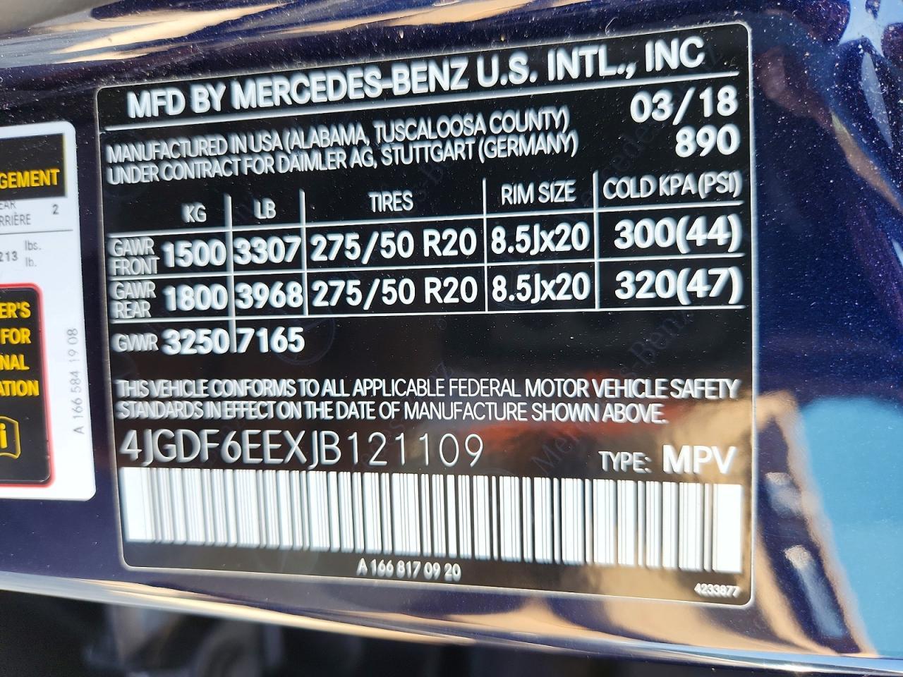 2018 Mercedes-Benz Gls 450 4Matic - zdjęcie 13