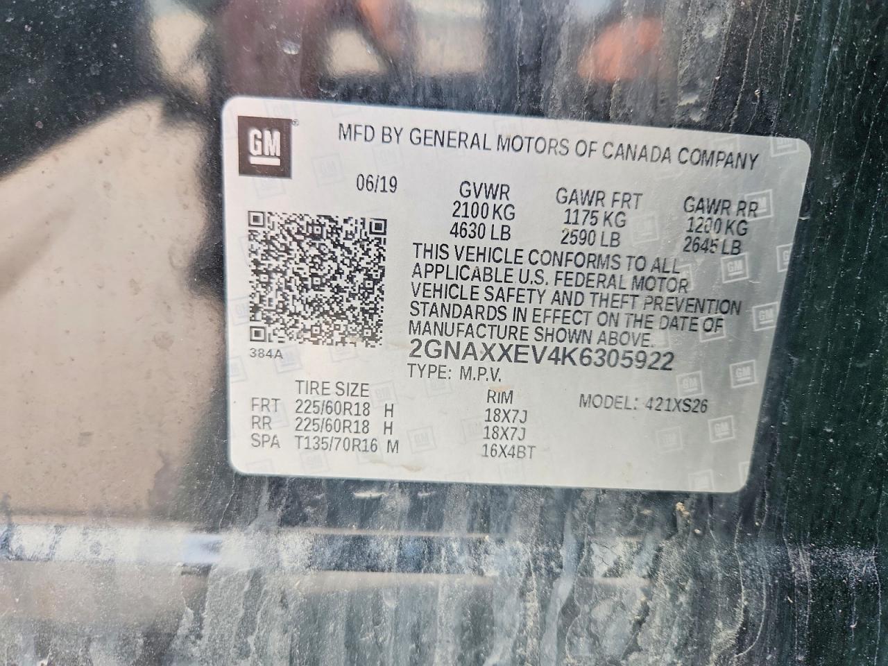 2019 Chevrolet Equinox Premier - zdjęcie 13