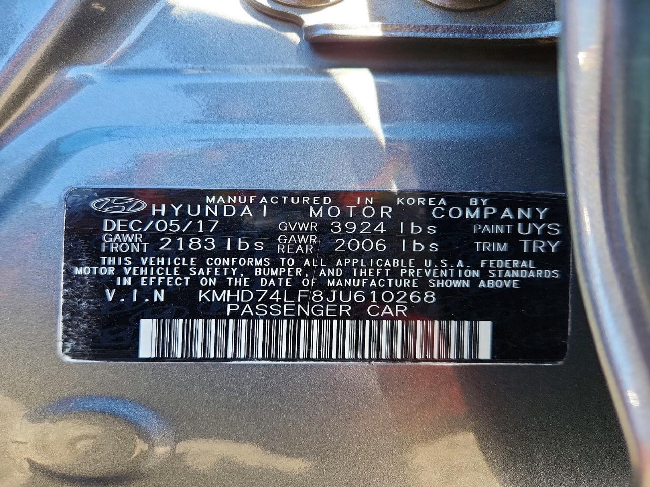 2018 Hyundai Elantra Se - zdjęcie 12