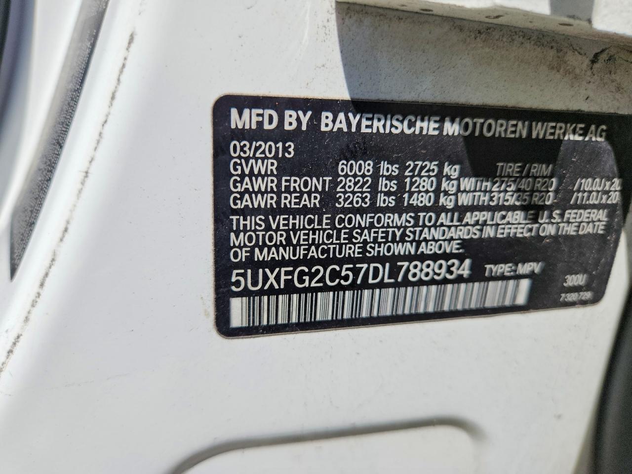 2013 BMW X6 xDrive35I - zdjęcie 13