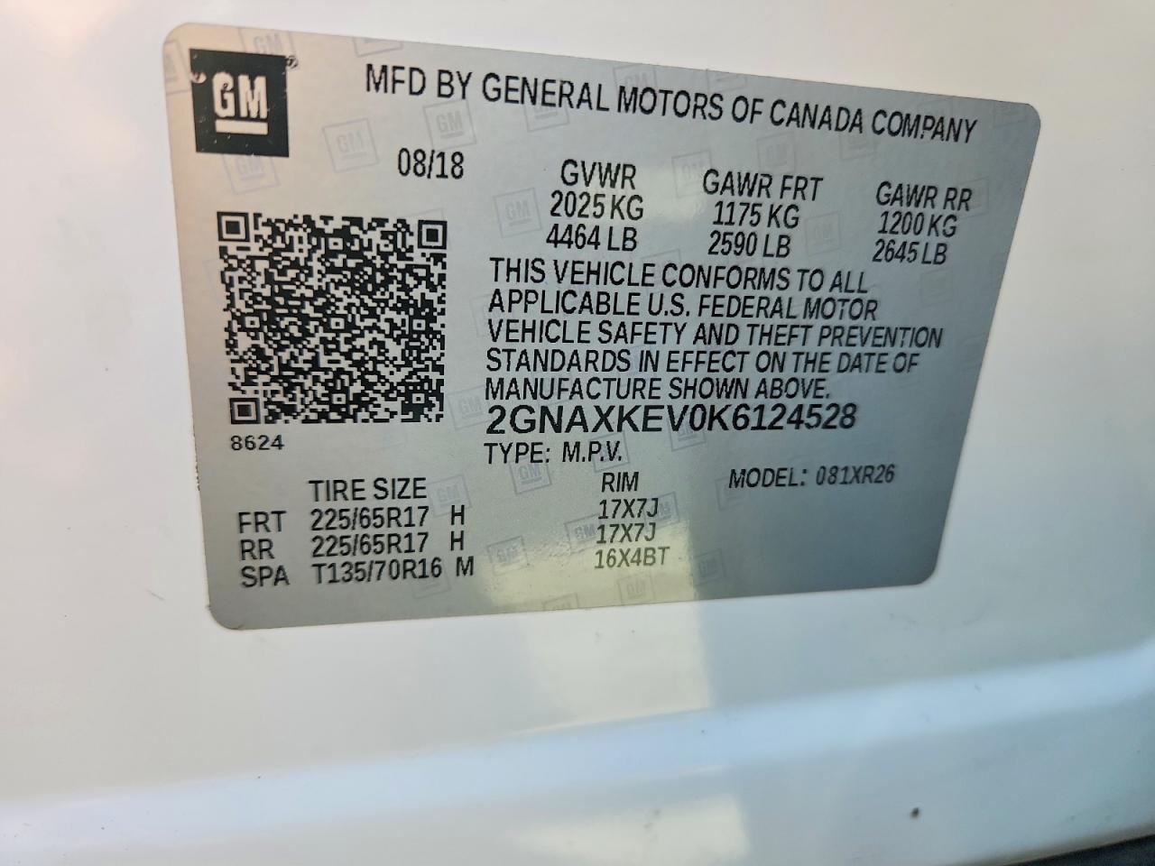 2019 Chevrolet Equinox Lt - zdjęcie 13