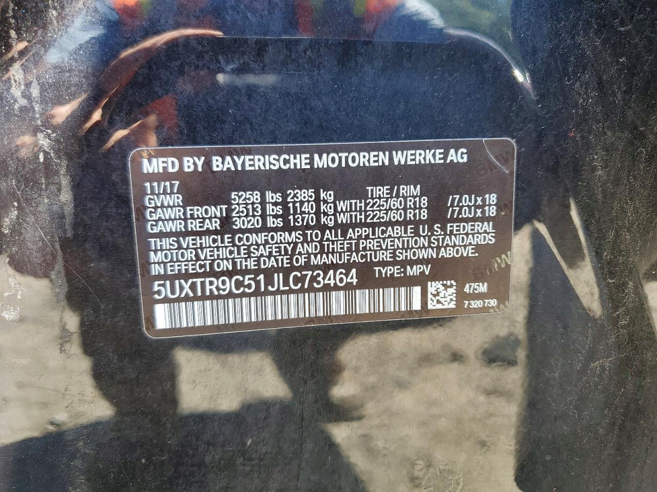 2018 BMW X3 xDrive30I - zdjęcie 13