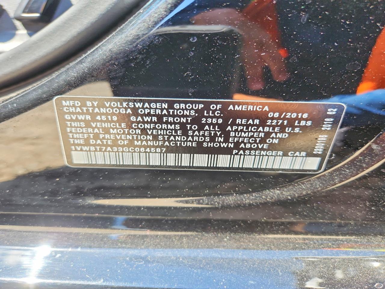 2016 Volkswagen Passat Se - zdjęcie 12