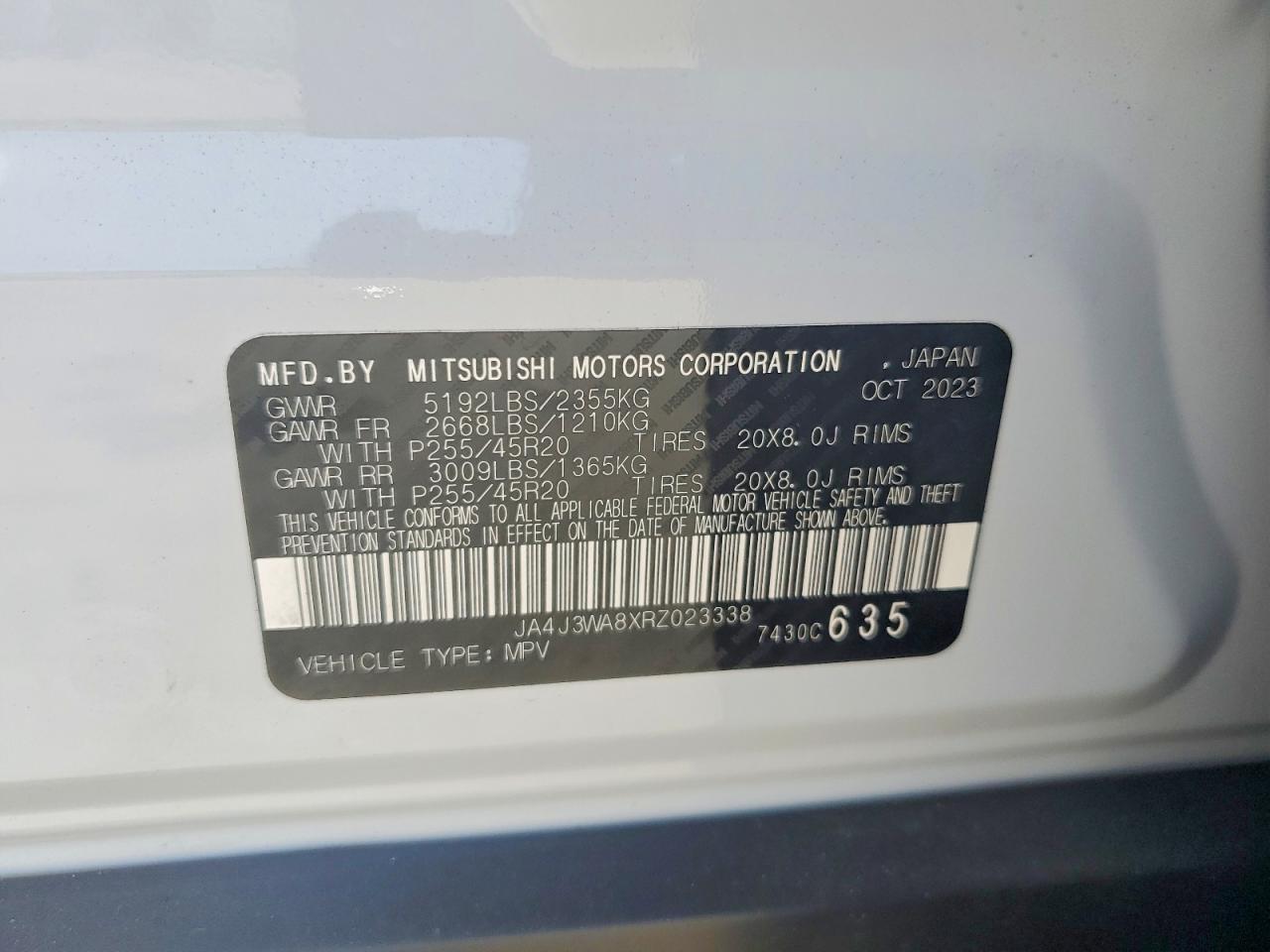 2024 Mitsubishi Outlander Sel - zdjęcie 13