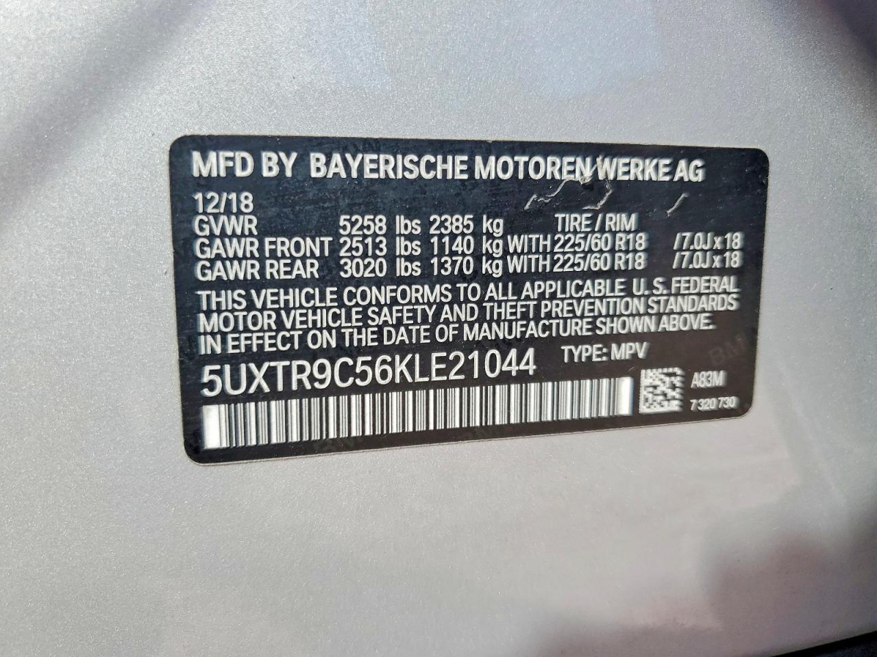 2019 BMW X3 xDrive30I - zdjęcie 13
