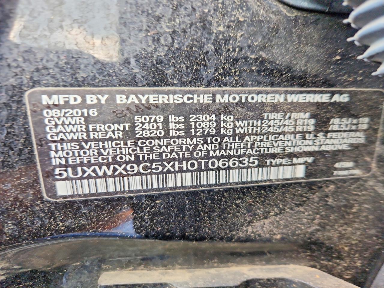 2017 BMW X3 xDrive28I - zdjęcie 12