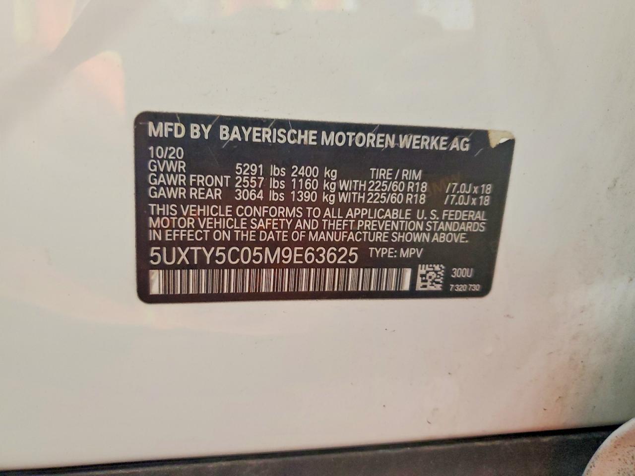 2021 BMW X3 xDrive30I - zdjęcie 14