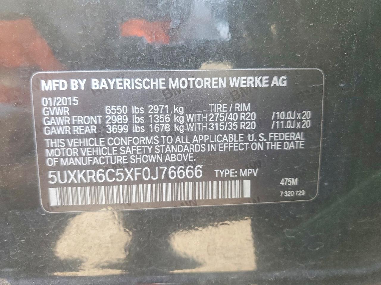 2015 BMW X5 xDrive50I - zdjęcie 13
