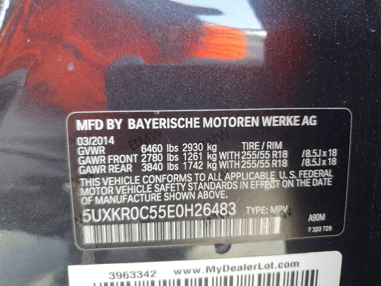 2014 BMW X5 xDrive35I - zdjęcie 13