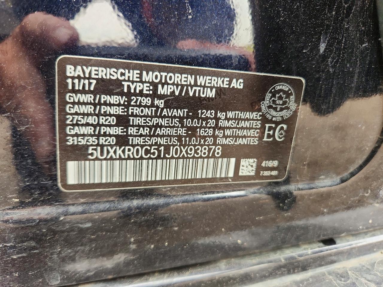 2018 BMW X5 xDrive35I - zdjęcie 14