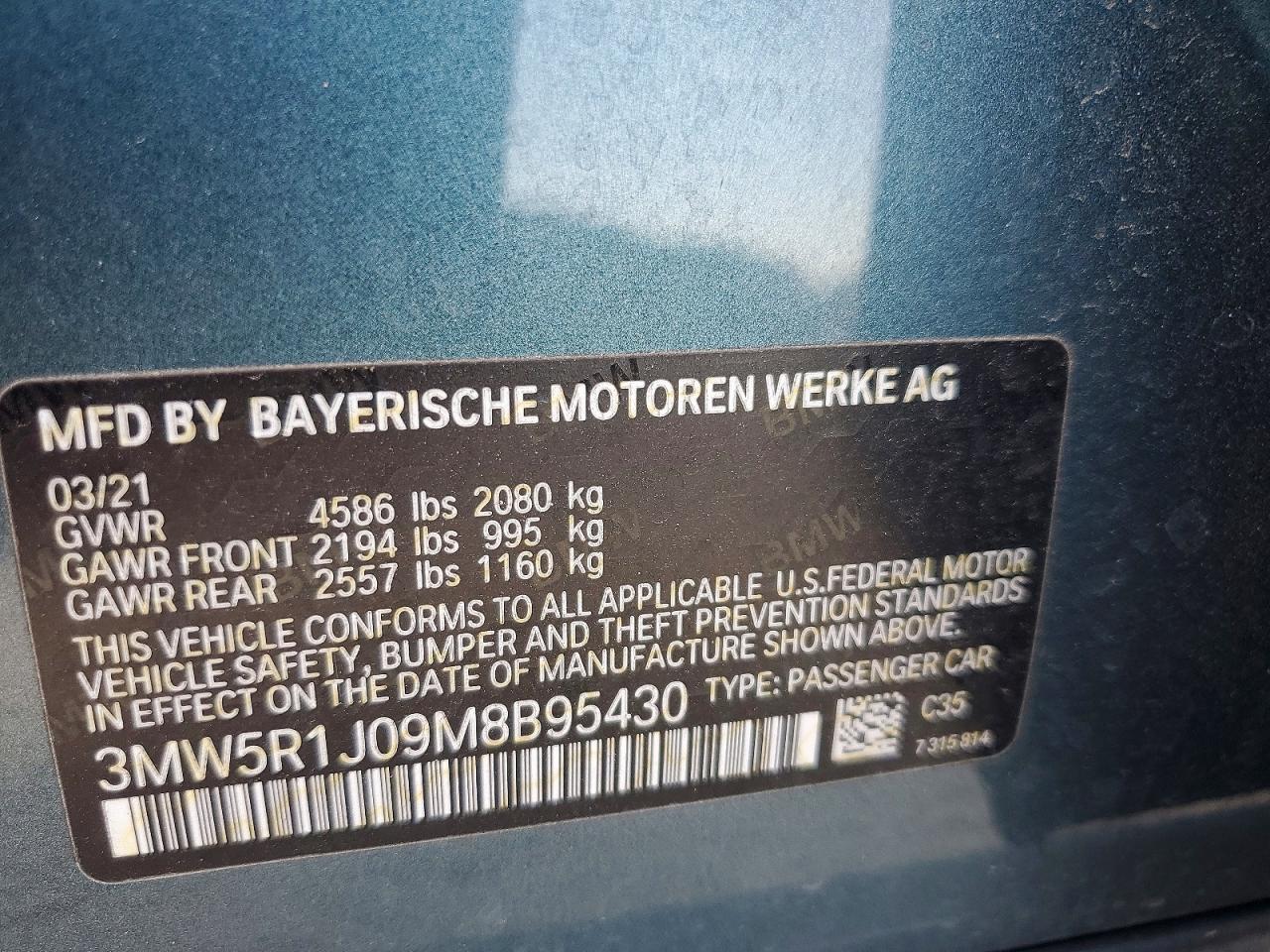 2021 BMW 330I - zdjęcie 13