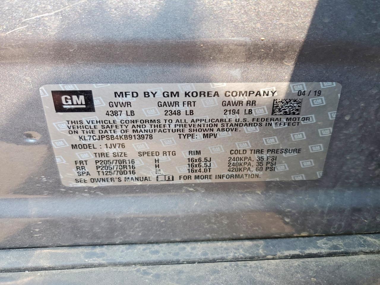 2019 Chevrolet Trax 1Lt - zdjęcie 14
