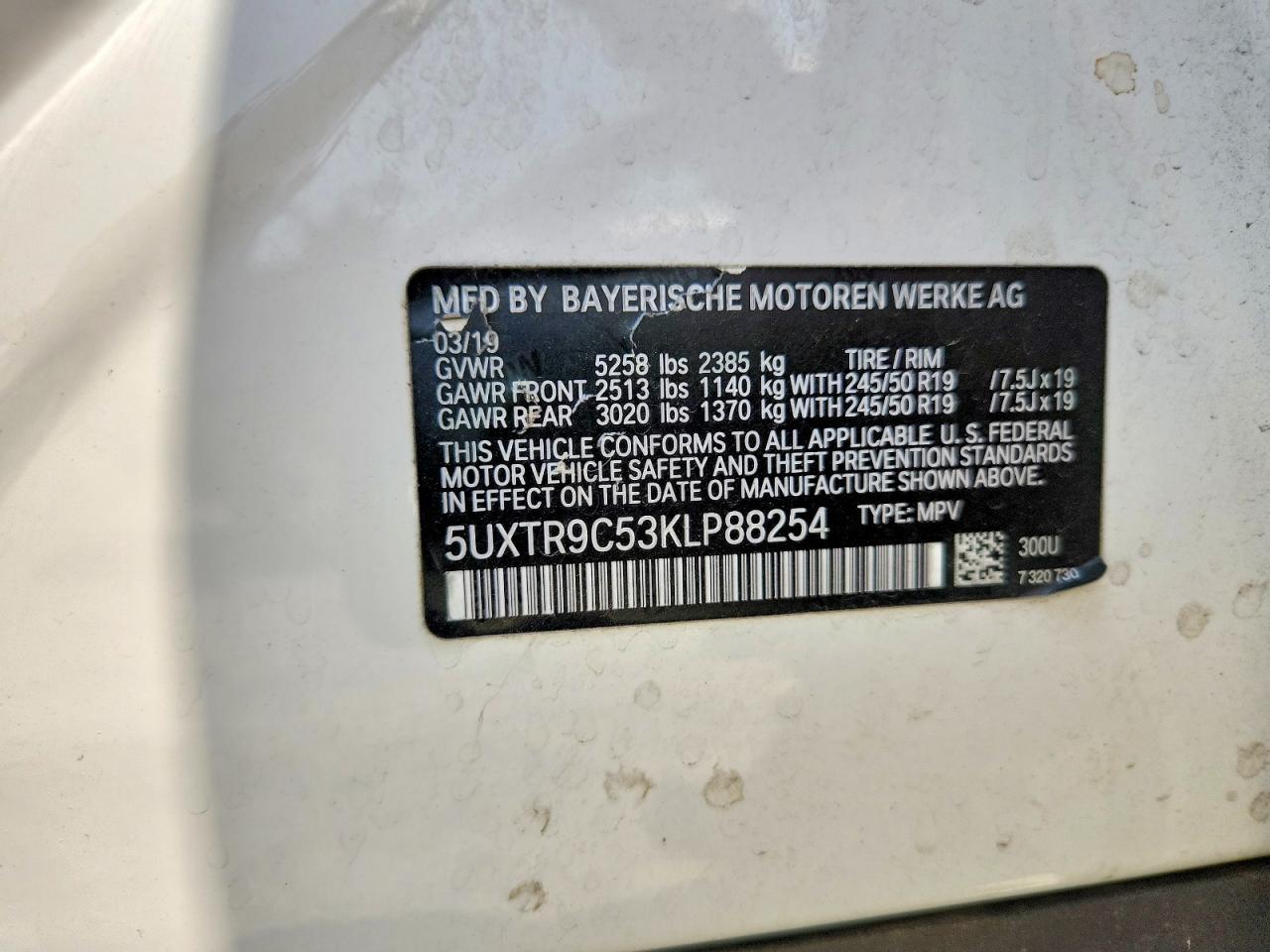 2019 BMW X3 xDrive30I - zdjęcie 13