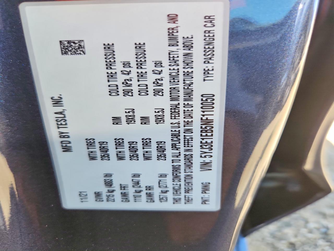2022 Tesla Model 3 - zdjęcie 14