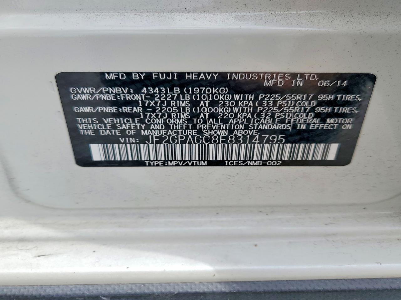 2014 Subaru Xv Crosstrek 2.0 Limited - zdjęcie 13