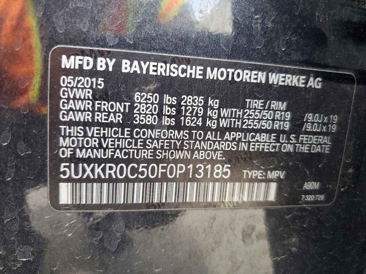 2015 BMW X5 xDrive35I - zdjęcie 13