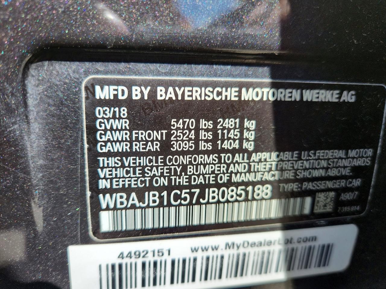 2018 BMW Seria 5 530e - zdjęcie 12