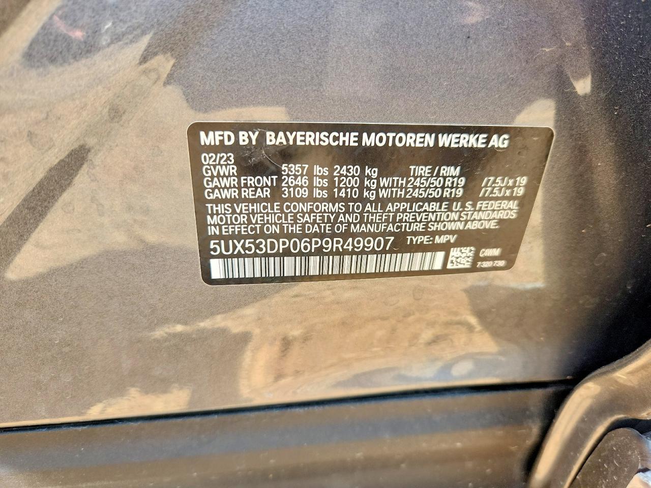 2023 BMW X3 xDrive30I - zdjęcie 13