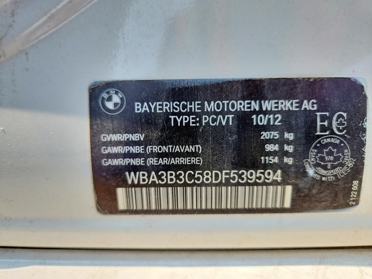 2013 BMW Seria 3 328i - zdjęcie 12