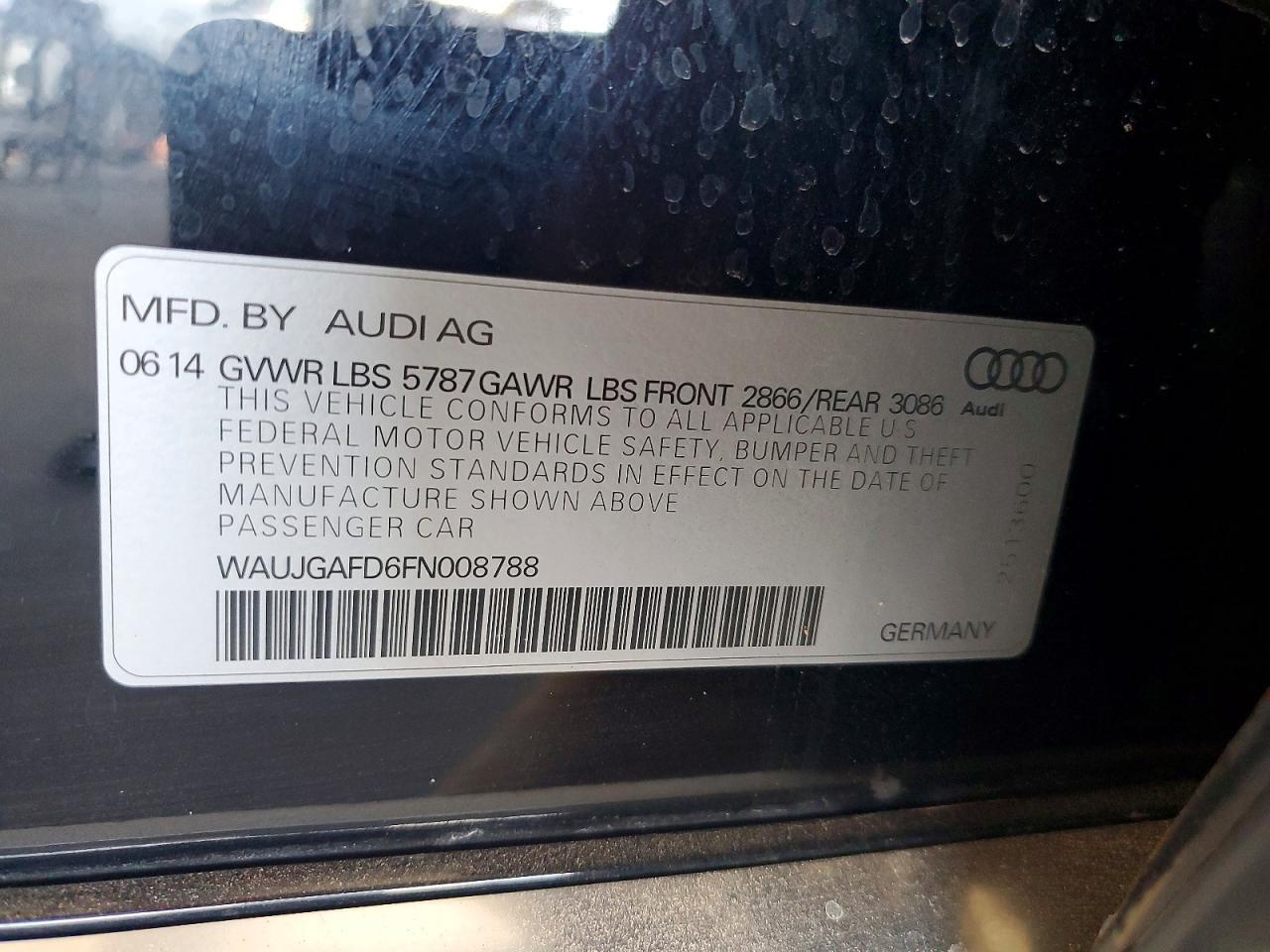 2015 Audi A8 Quattro - zdjęcie 12