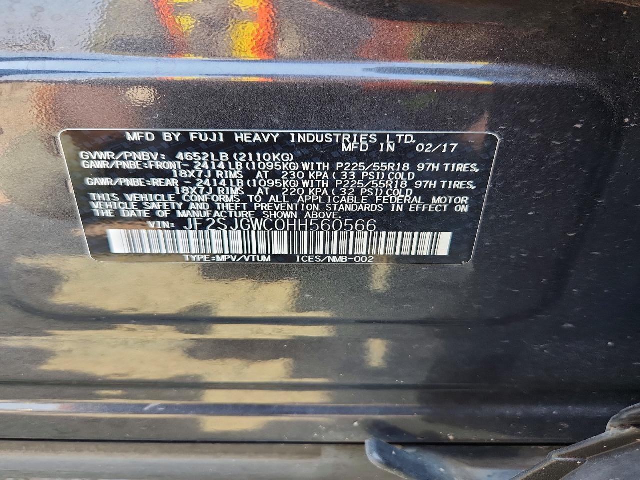 2017 Subaru Forester 2.0Xt Touring - zdjęcie 14