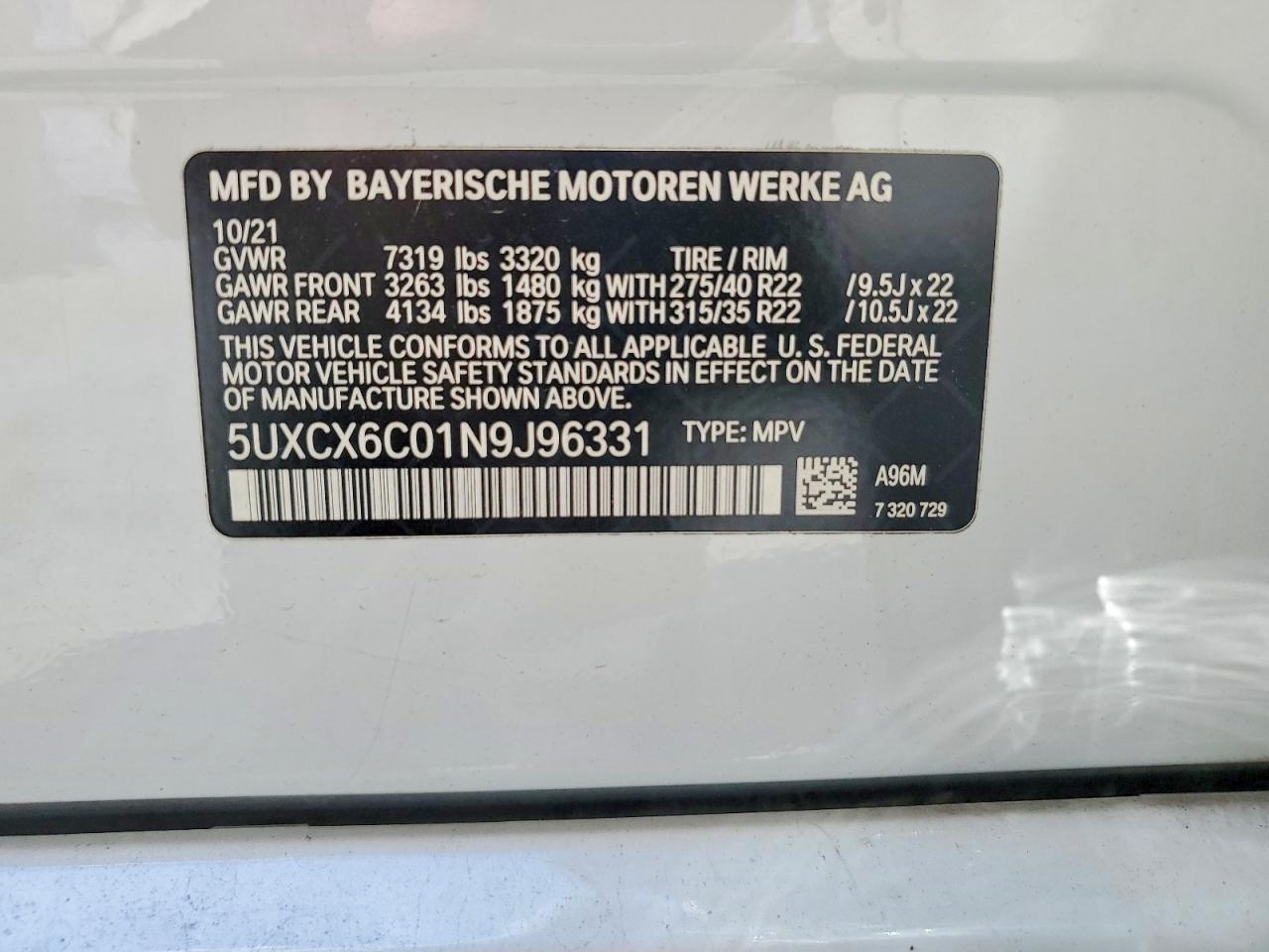 2022 BMW X7 M50I - zdjęcie 13