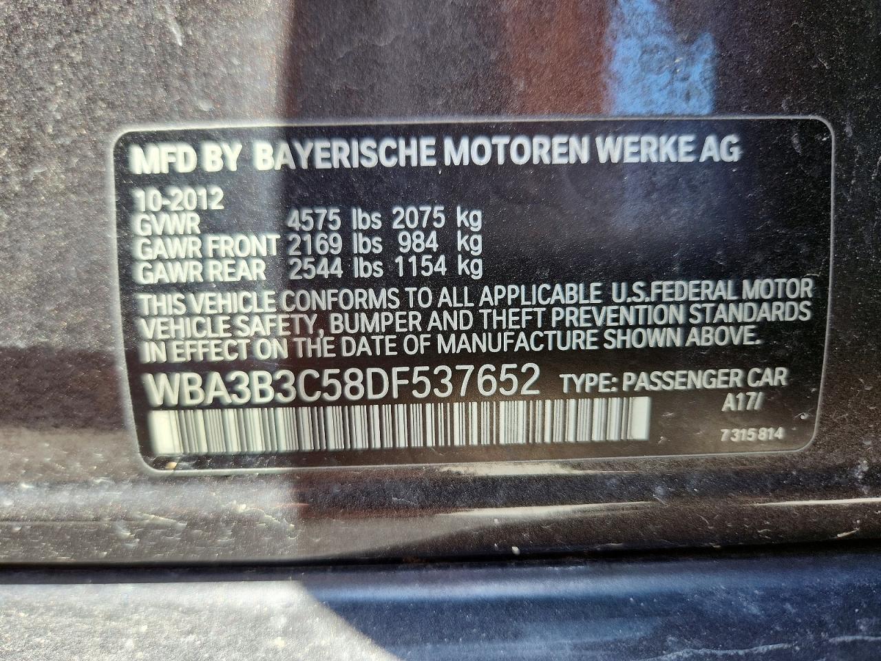 2013 BMW 328 Xi - zdjęcie 12