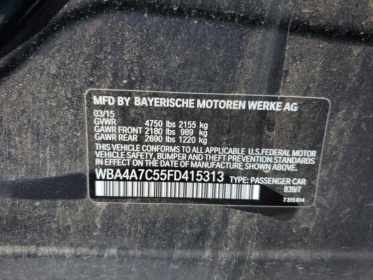 2015 BMW Seria 4 428i - zdjęcie 12