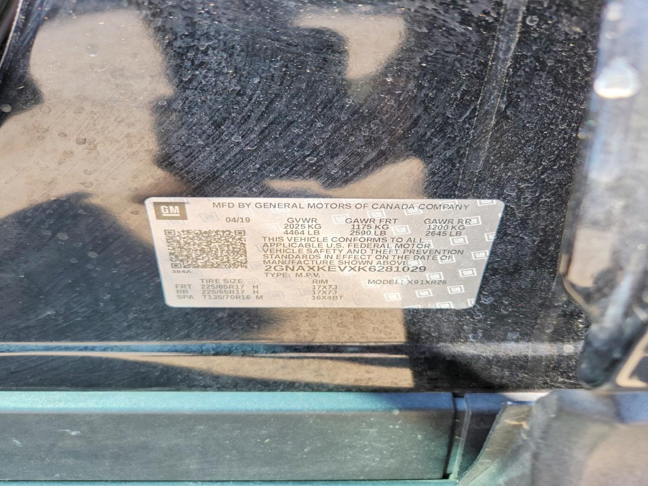 2019 Chevrolet Equinox Lt - zdjęcie 13