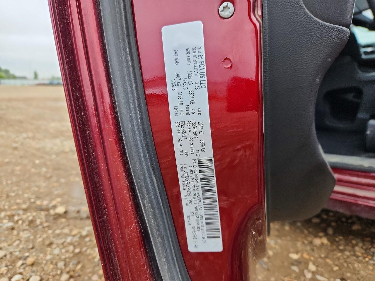 2018 Dodge Grand Caravan Gt - zdjęcie 14