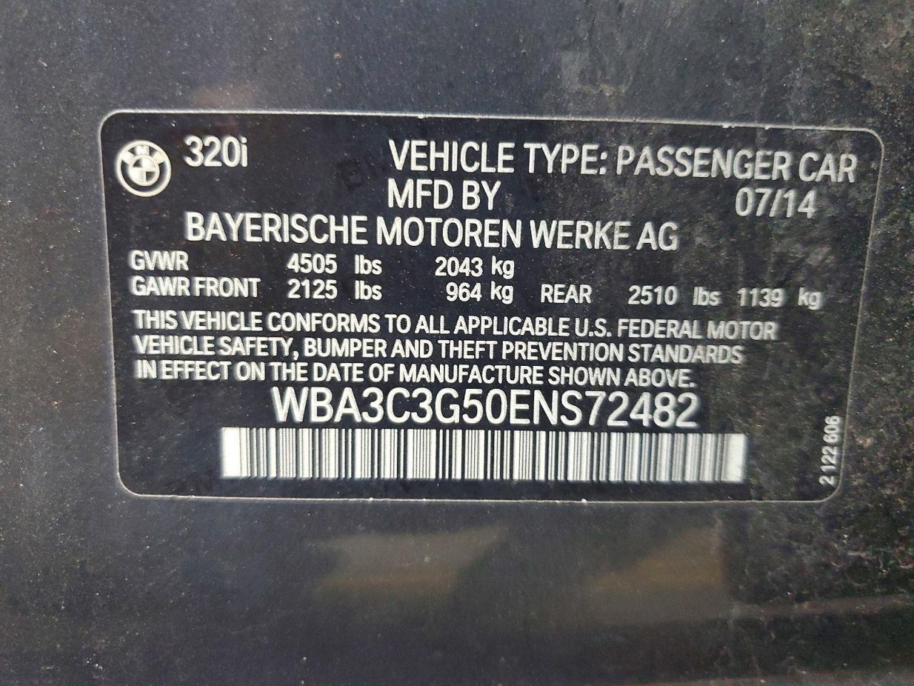 2014 BMW 320 I xDrive - zdjęcie 12