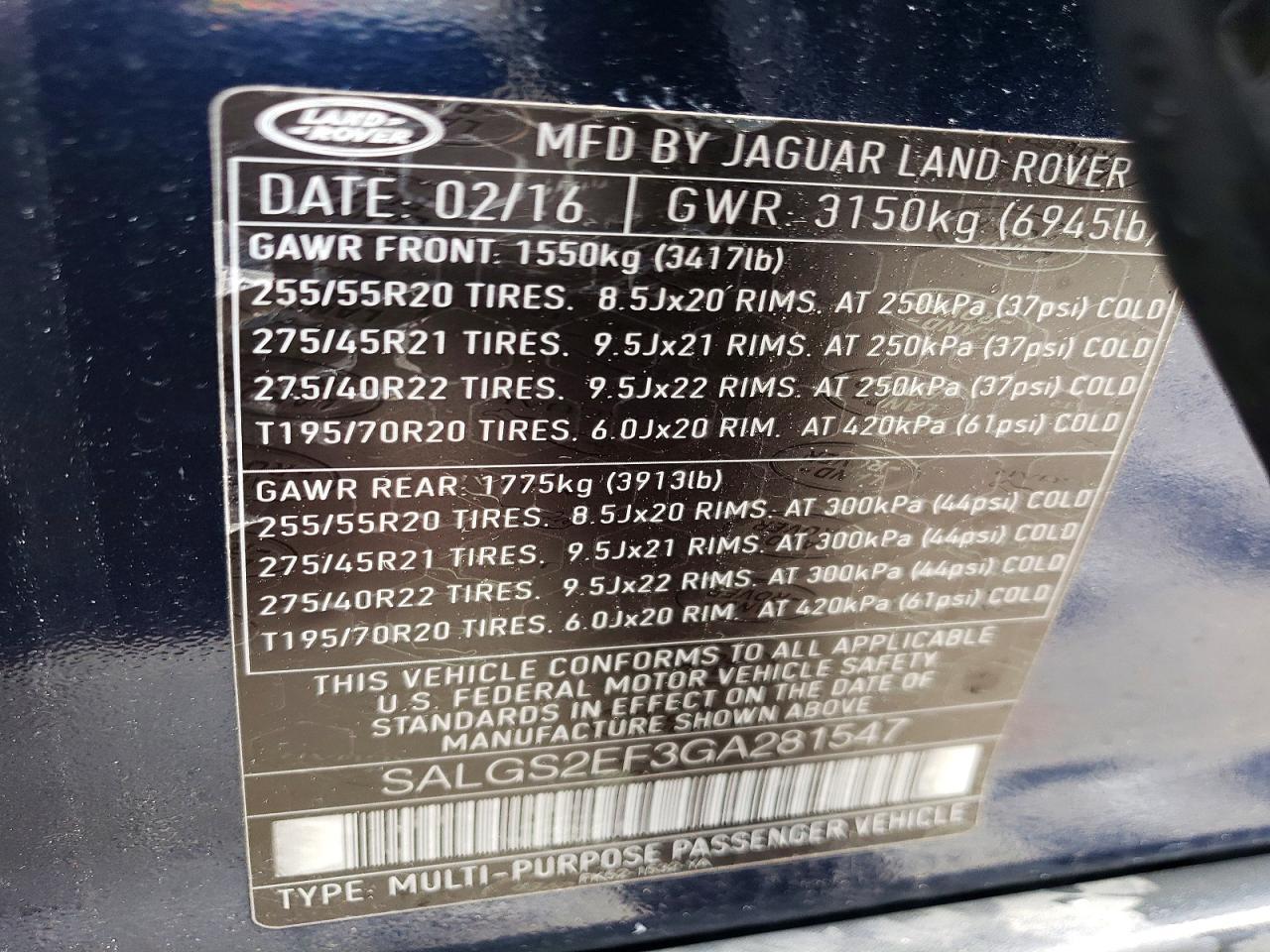 2016 Land Rover Range Rover Supercharged - zdjęcie 12